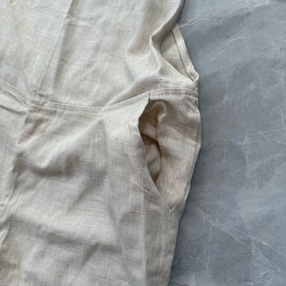 Women’s HYFVE Linen Blend Spaghetti Strap Sleeveless Jumpsuit Pants Size Small - Picture 5 of 15